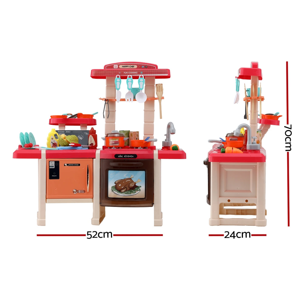 Keezi Kids Kitchen Pretend Play Set Cooking Free Delivery