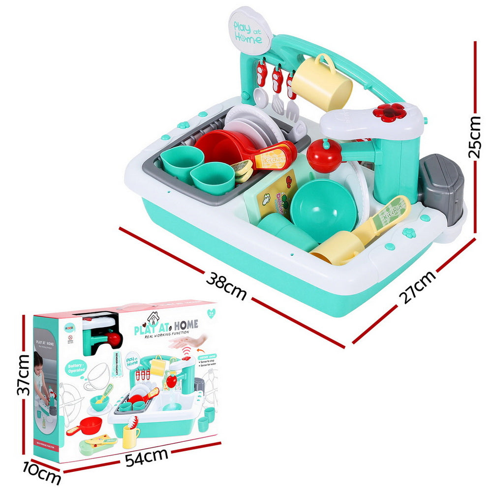 Keezi Kids Kitchen Play Set Pretend Free Delivery