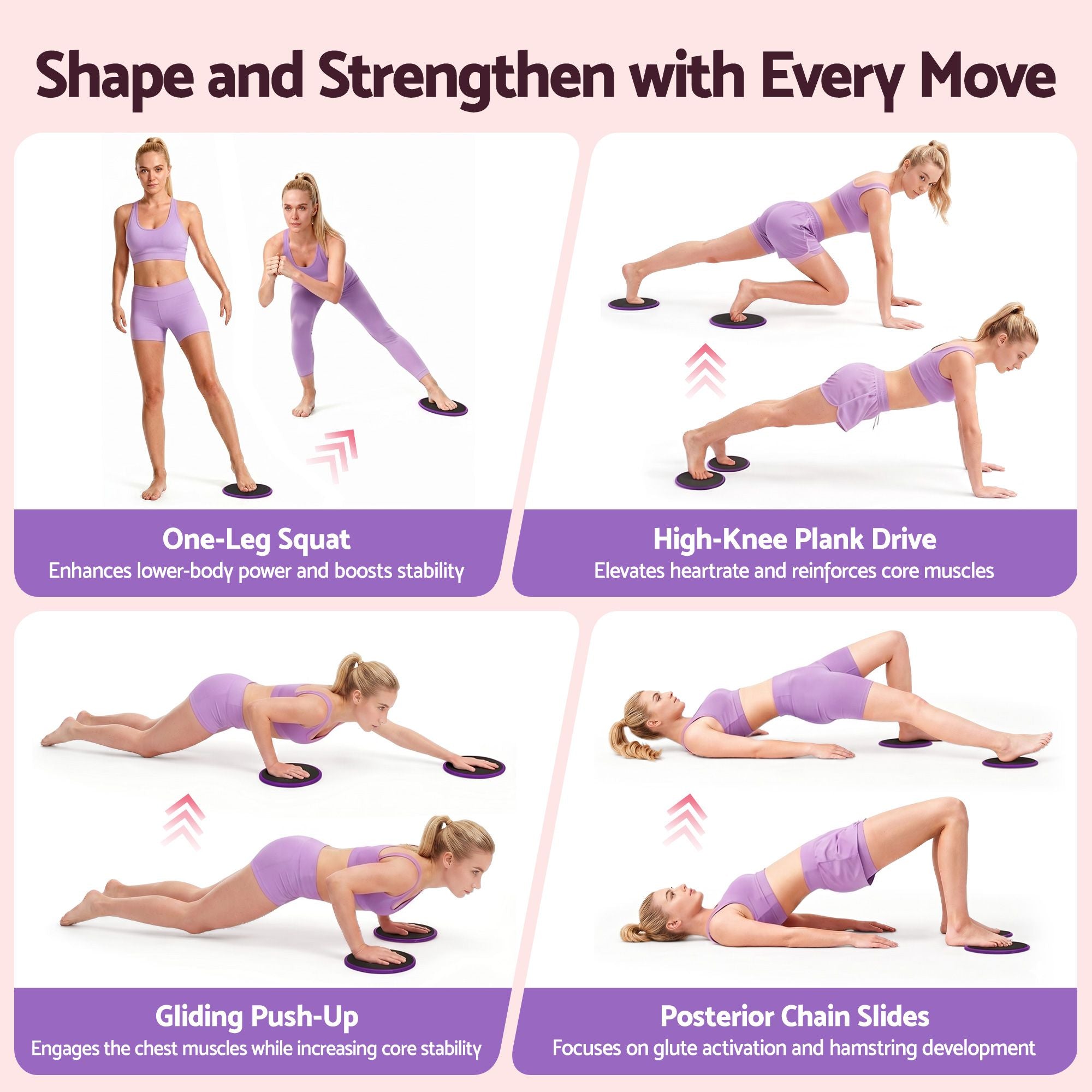 Everfit Pilates Ring Set for Women, 15pcs Home Workout Pilates Equipment with
