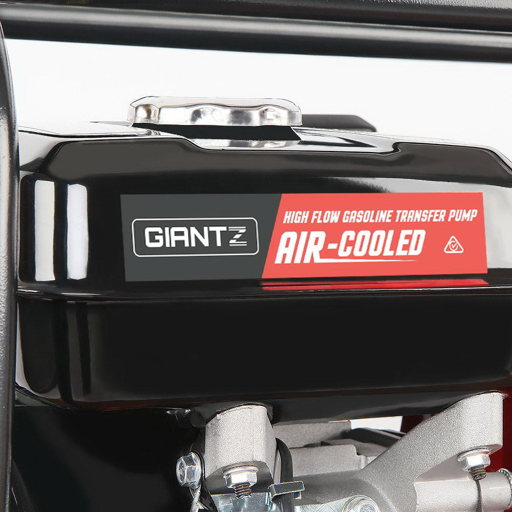 Giantz Petrol Water Pump, 2" 7HP Max High Flow Transfer Fire Fighting Pumps Rain