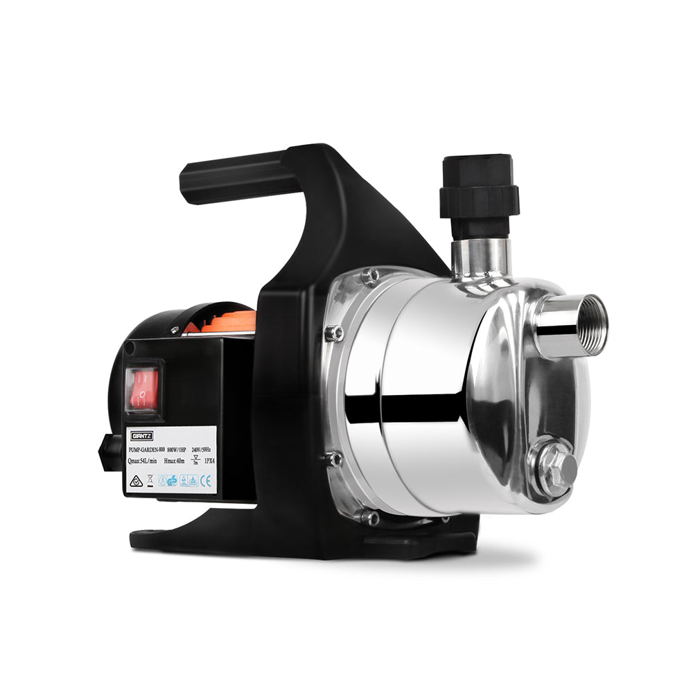 Giantz Garden Water Pump High Pressure 800W Max Tank Rain Farm Irrigation House