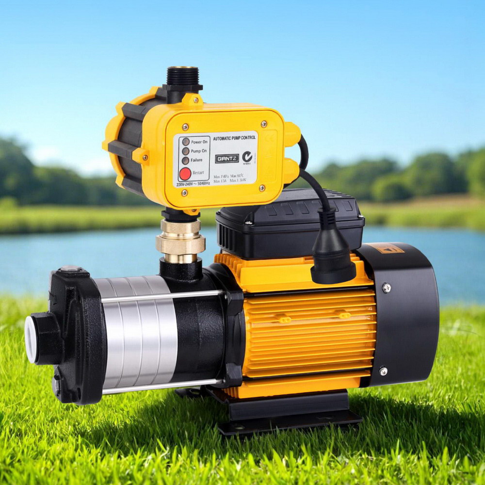 Giantz Garden Water Pump High Pressure 2000W Max 5 Stage Tank Irrigation