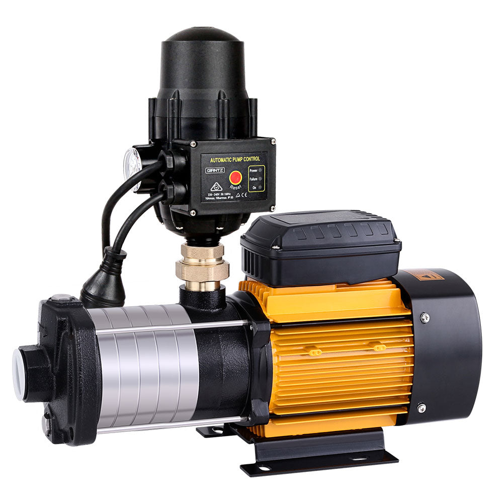 Giantz Garden Water Pump High Pressure 2500W Max 6-Stage Tank Irrigation