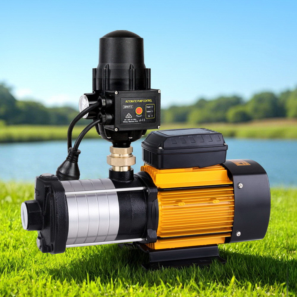 Giantz Garden Water Pump High Pressure 2500W Max 6-Stage Tank Irrigation