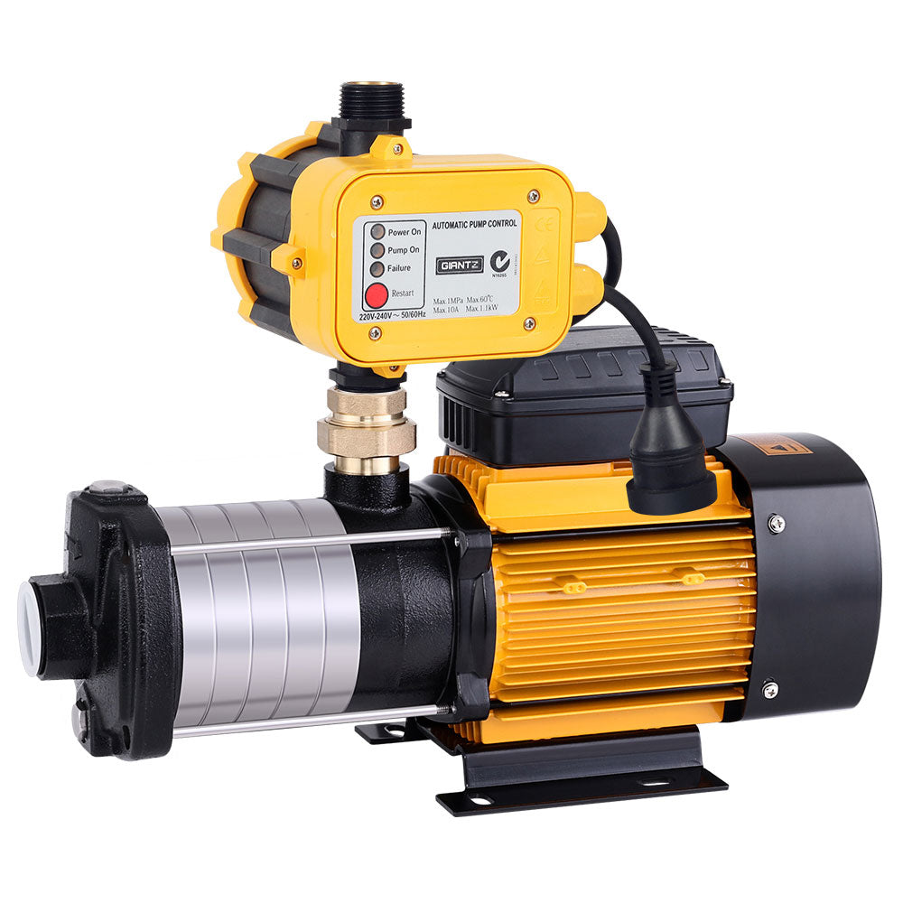 Giantz Garden Water Pump High Pressure 2500W Max 6-Stage Tank Irrigation