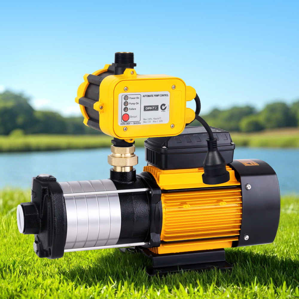Giantz Garden Water Pump High Pressure 2500W Max 6-Stage Tank Irrigation