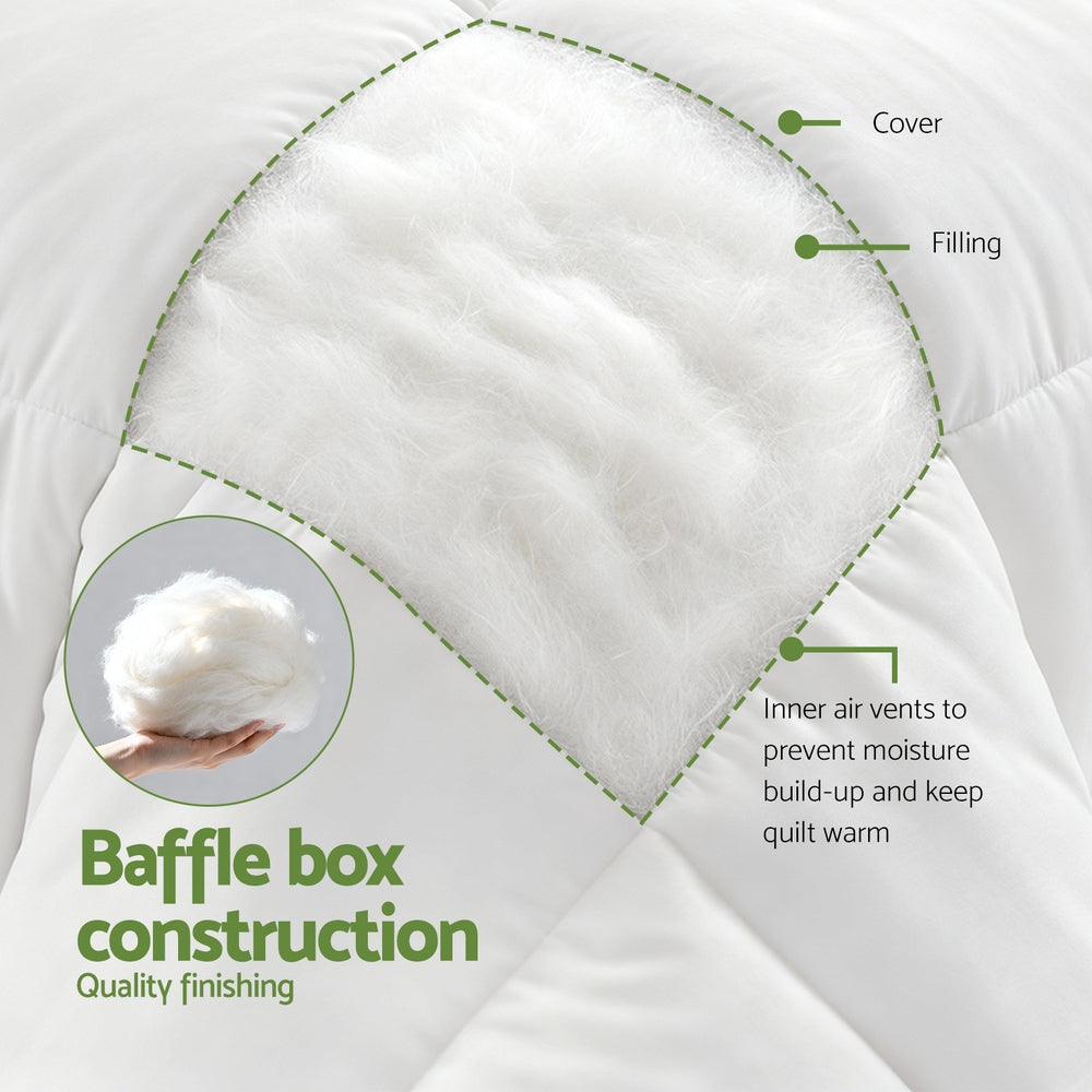 Giselle Bedding 200GSM Bamboo Quilt Summer Quilts All Free Delivery