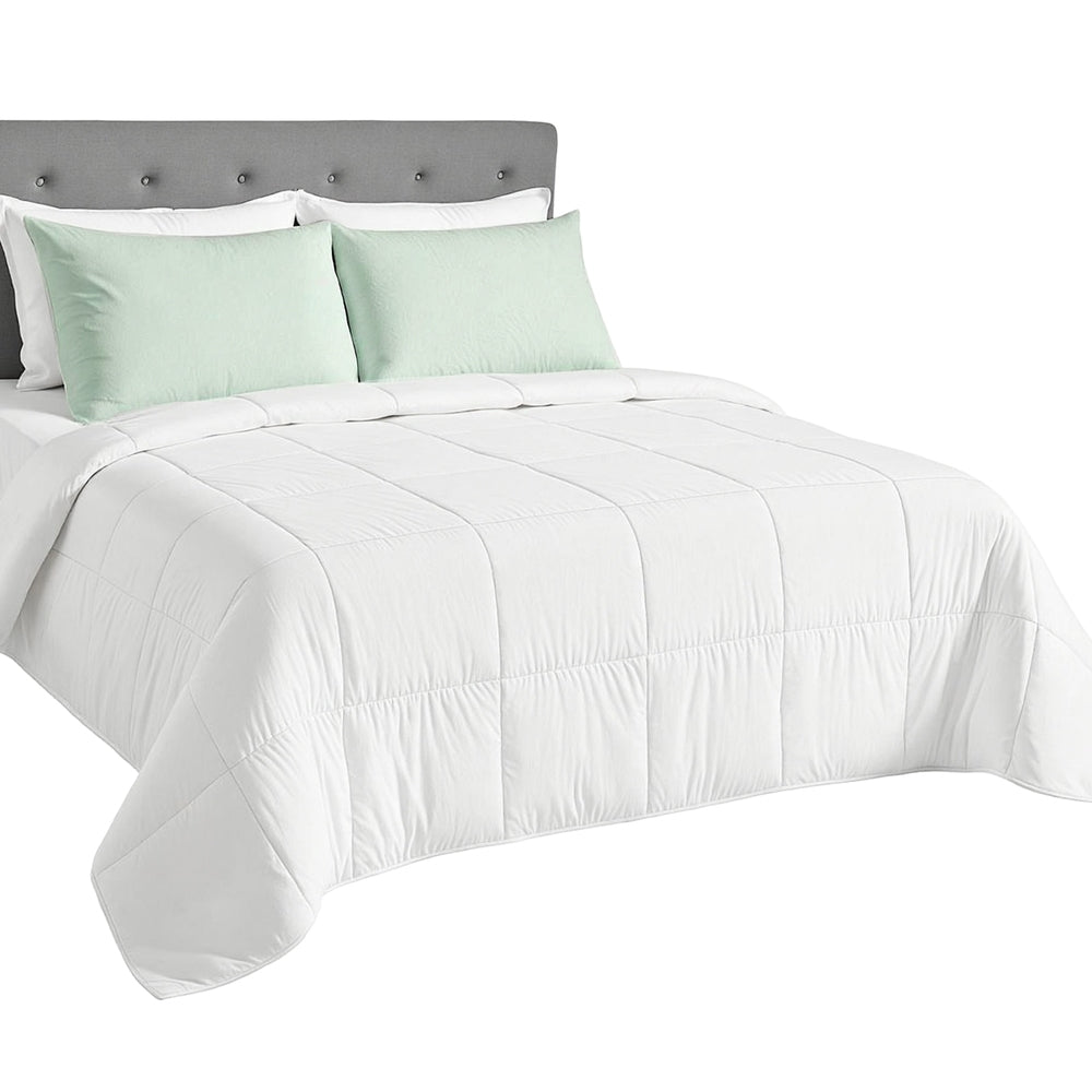 Giselle Bedding 200GSM Bamboo Quilt Summer Quilts All Season Doona Duvet Lightweight Super King - Free Delivery
