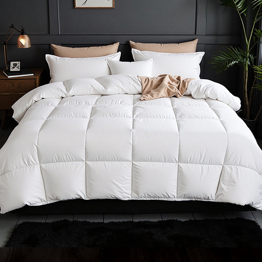 Giselle Bedding 800GSM Goose Down Feather Quilt Winter Blanket Duvet Comforter Double
