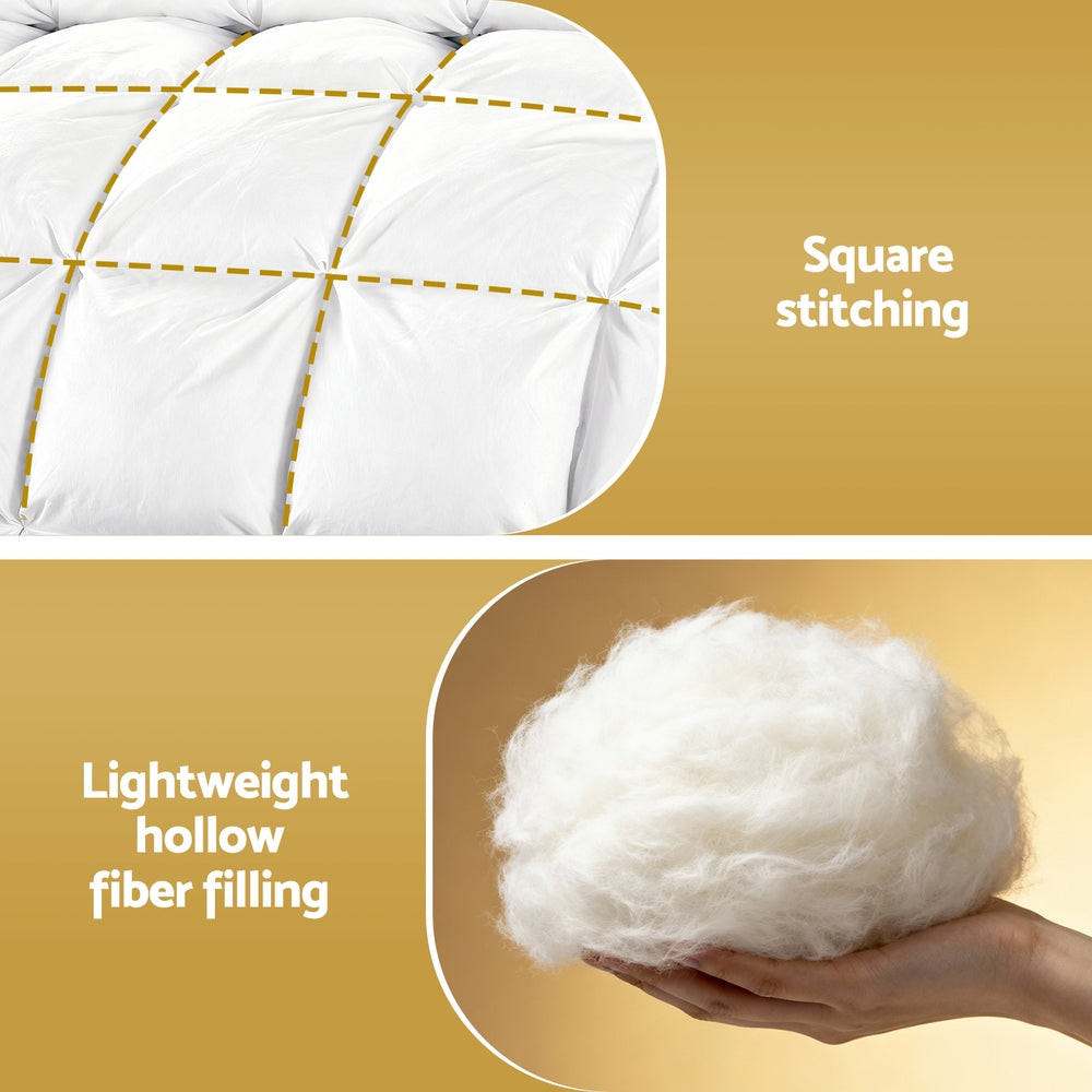 Giselle Bedding Double Size 400GSM Microfiber Quilt All Free Delivery