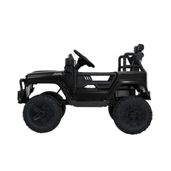 Rigo Ride On Car Kids Electric Ride On Cars Kids Jeep 12V Black