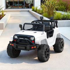 Rigo Ride On Car Kids Electric Ride On Cars Kids Jeep 12V White
