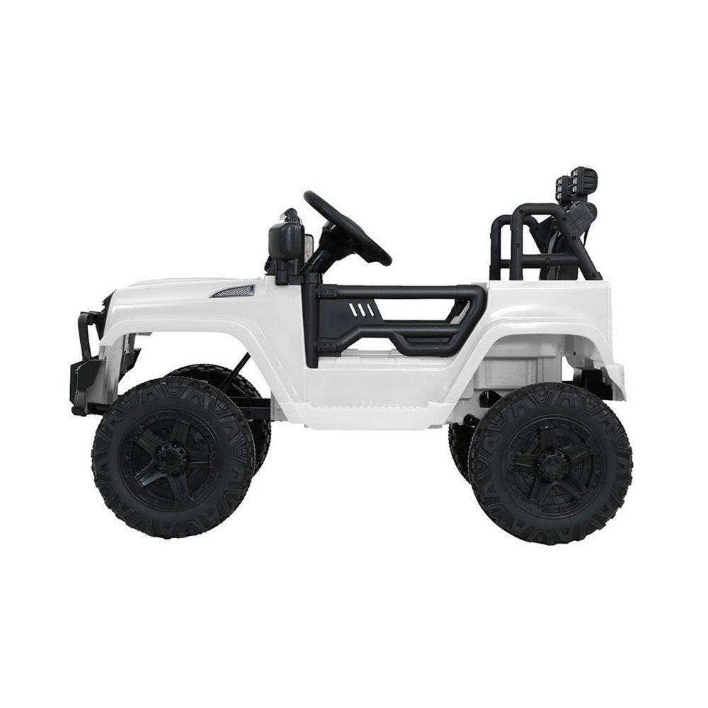 Rigo Ride On Car Kids Electric Ride On Cars Kids Jeep 12V White