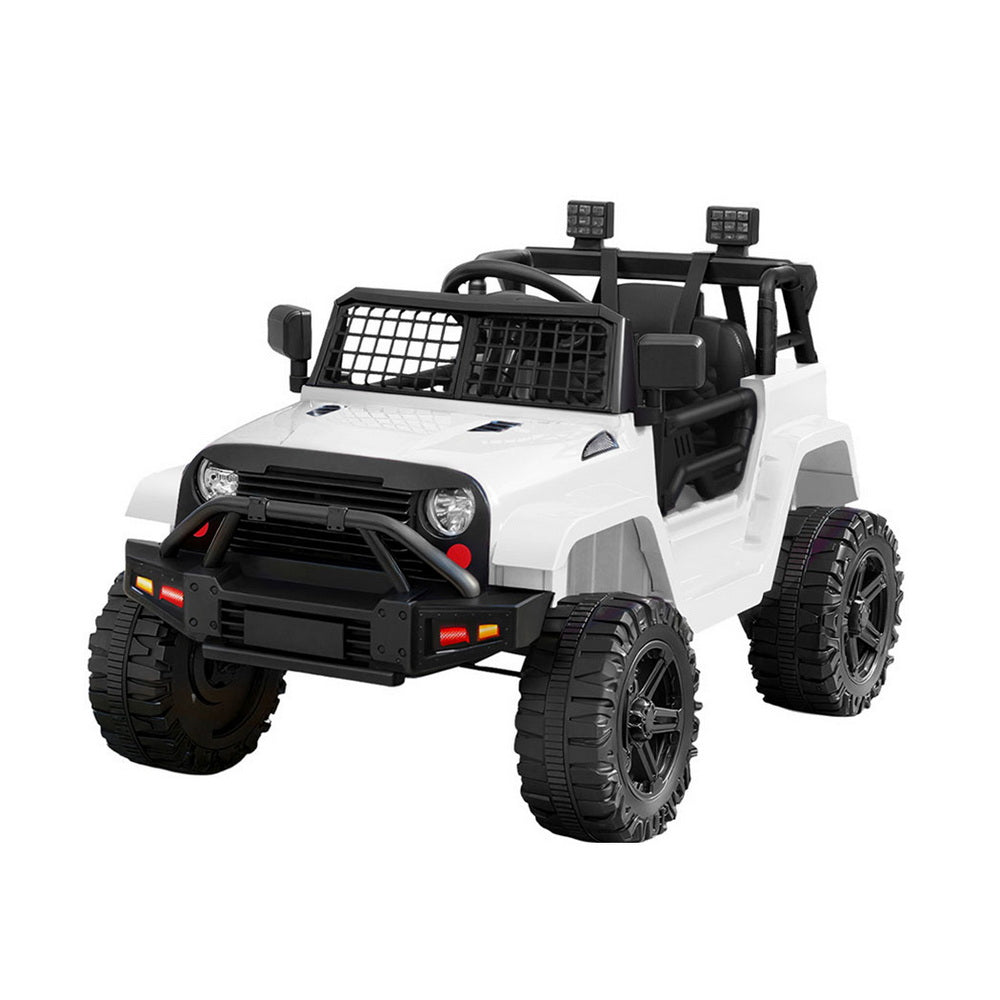 Rigo Ride On Car Kids Electric Ride On Cars Kids Jeep 12V White