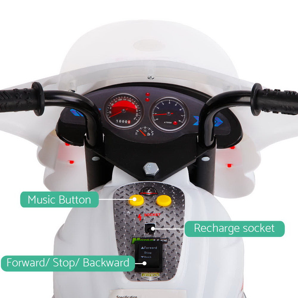 Rigo Kids Ride On Car Motorcycle Electric Motorbike Toys Car Bike Battery