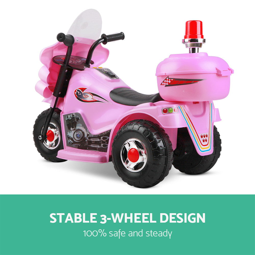 Rigo Kids Ride On Car Motorcycle Motorbike Toys Electric Police Bike Cars