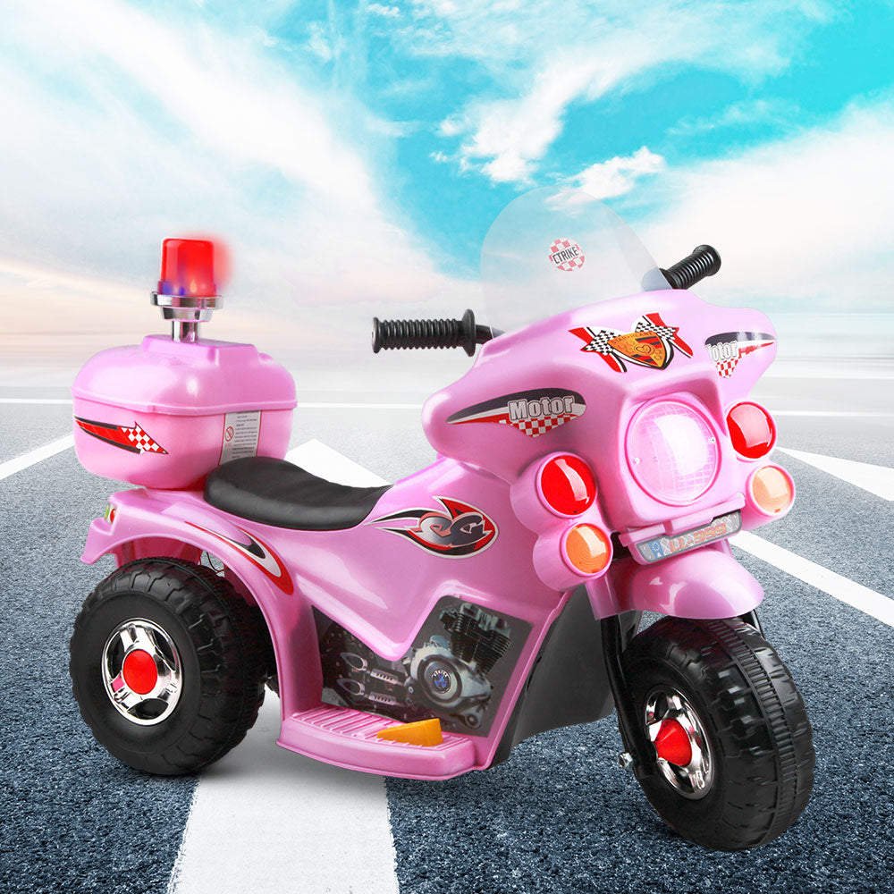 Rigo Kids Ride On Car Motorcycle Motorbike Toys Electric Police Bike Cars