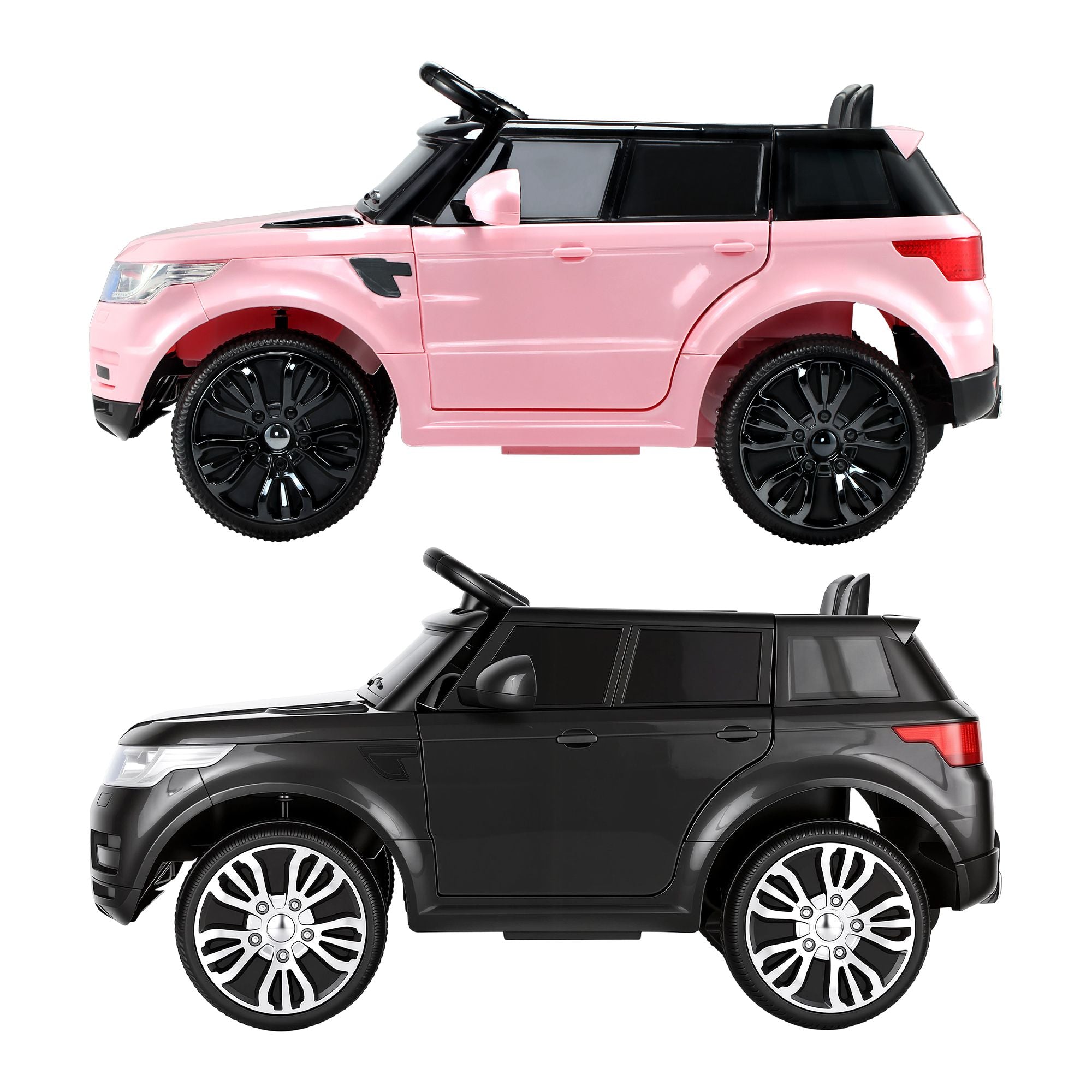 Rigo Kids Electric Ride On Car Black Pink Ride-On Toy with Remote Control