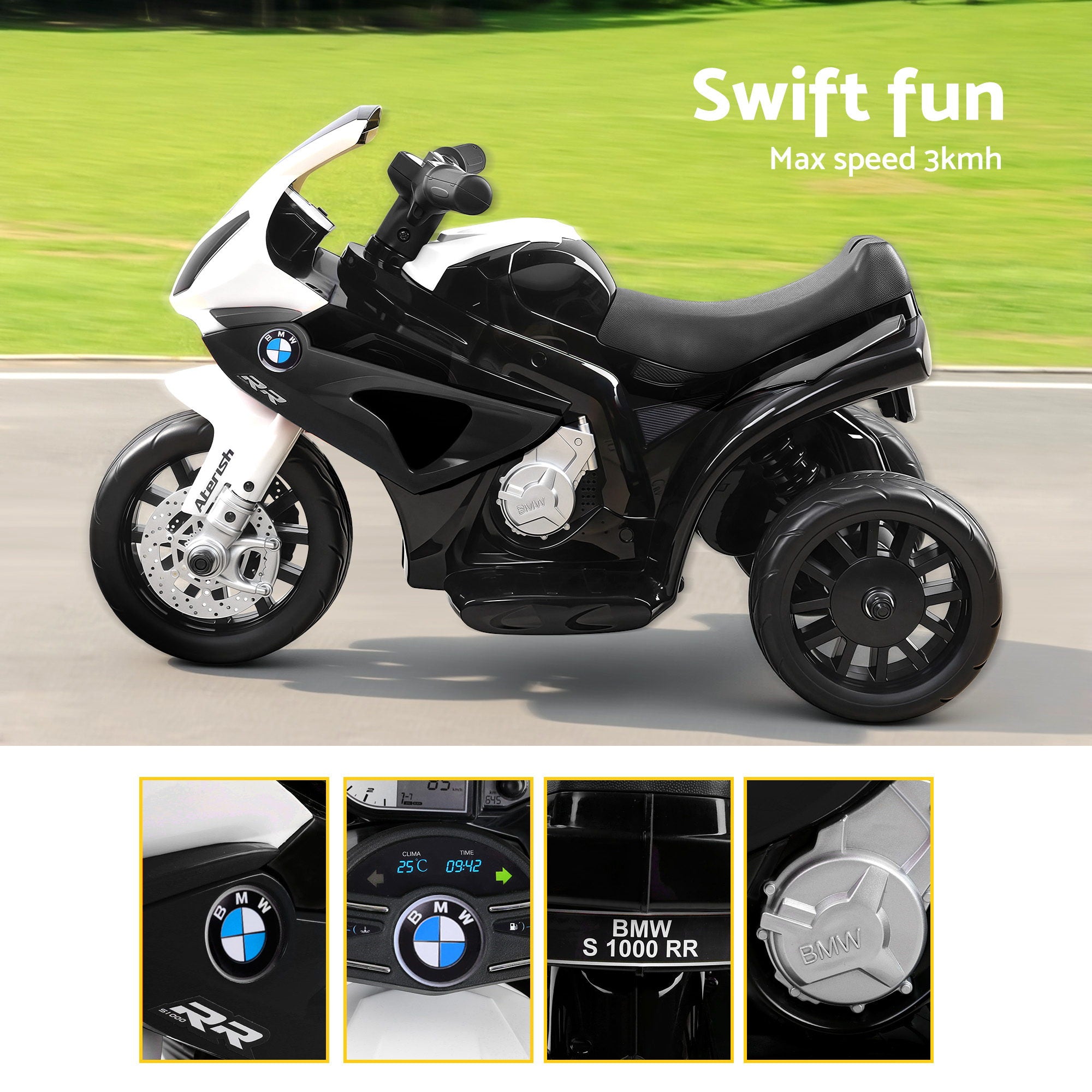 Kids Ride On Car Electric Ride On Cars Motorcycle Motorbike BMW Licensed S1000RR