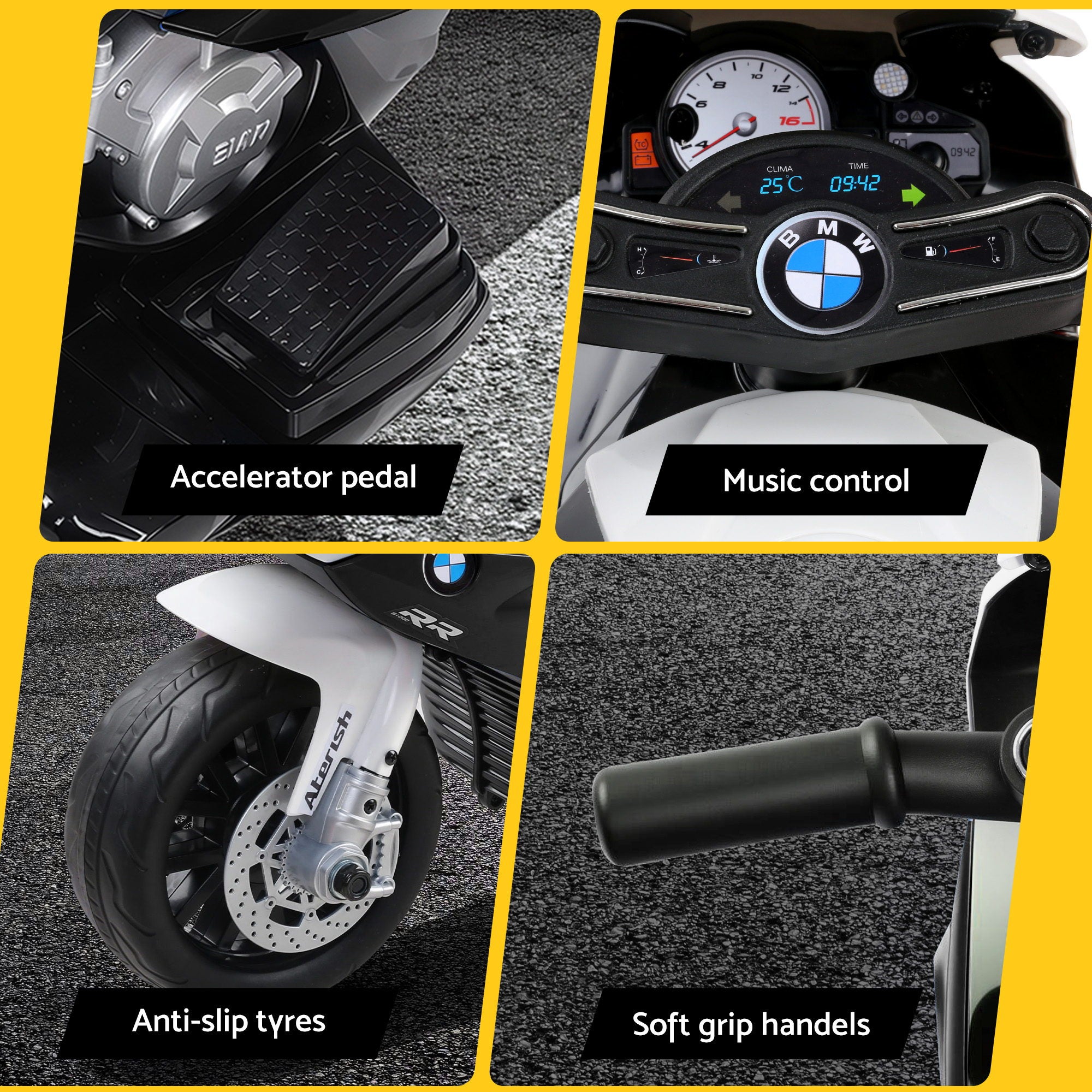 Kids Ride On Car Electric Ride On Cars Motorcycle Motorbike BMW Licensed S1000RR