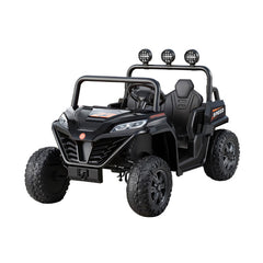 Rigo Kids Ride On Car Electric Toys Cars Headlight Music Remote Control Black