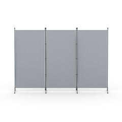 Artiss 3 Panel Room Divider Screen 260x180cm Fabric Grey