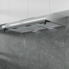 Devanti 900mm Range Hood 90cm Rangehood Stainless Steel