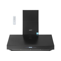 Devanti 1200mm Commercial BBQ Range Hood Dual Motor W/Remote Control Black