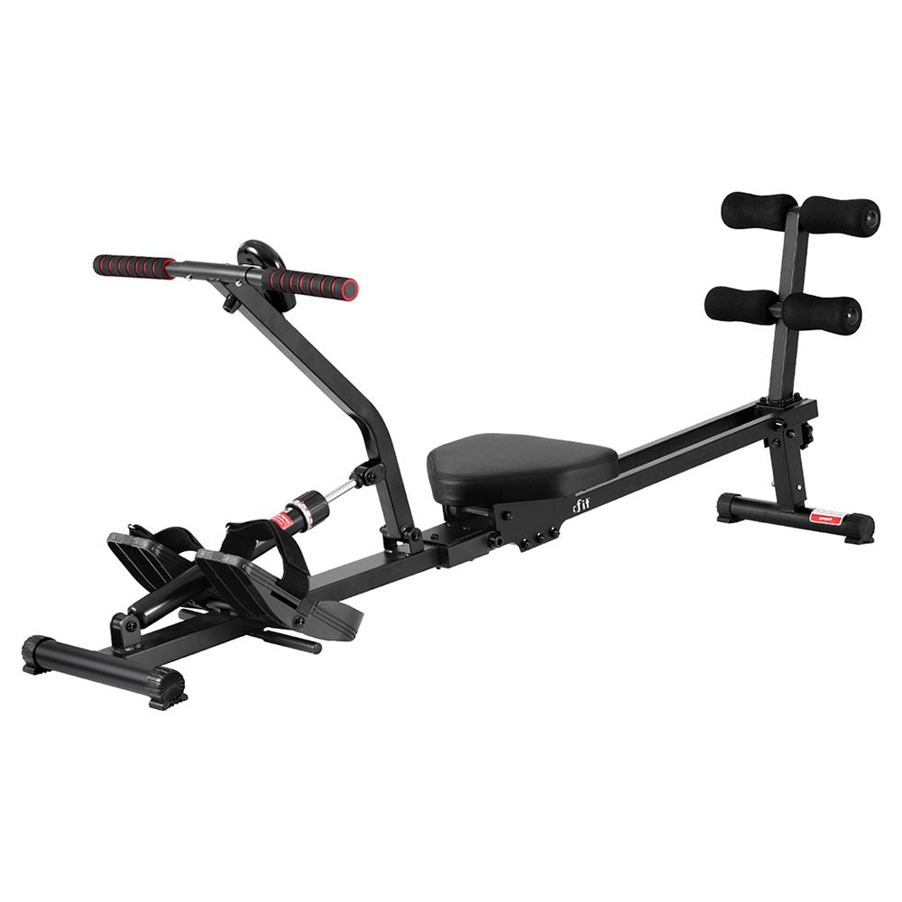 Everfit Hydraulic Rowing Machine Rower 12 Levels Resistance Exercise Fitness Gym