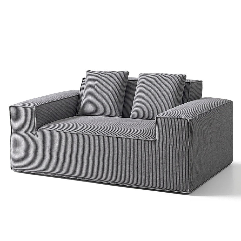 Artiss 2 Seater Sofa Loveseat Sofas Bed Couch No Assembly Corduroy Small Couches Apartement