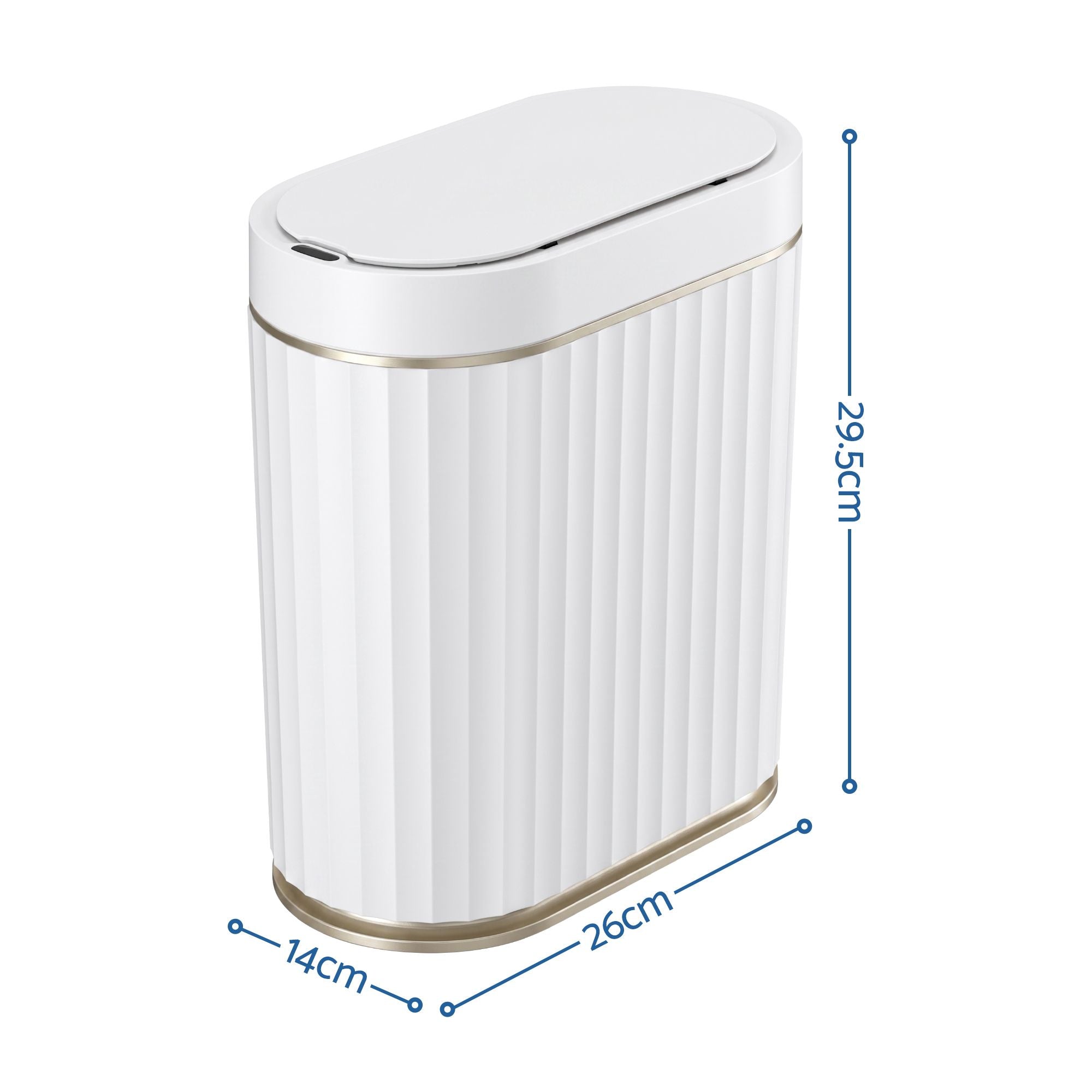Devanti Sensor Bins 7L Motion Sensor Trash Can Slim Touchless Automatic Waste