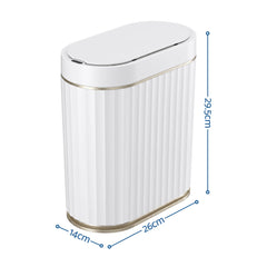 Devanti Sensor Bins 7L Motion Sensor Trash Can Slim Touchless Automatic Waste