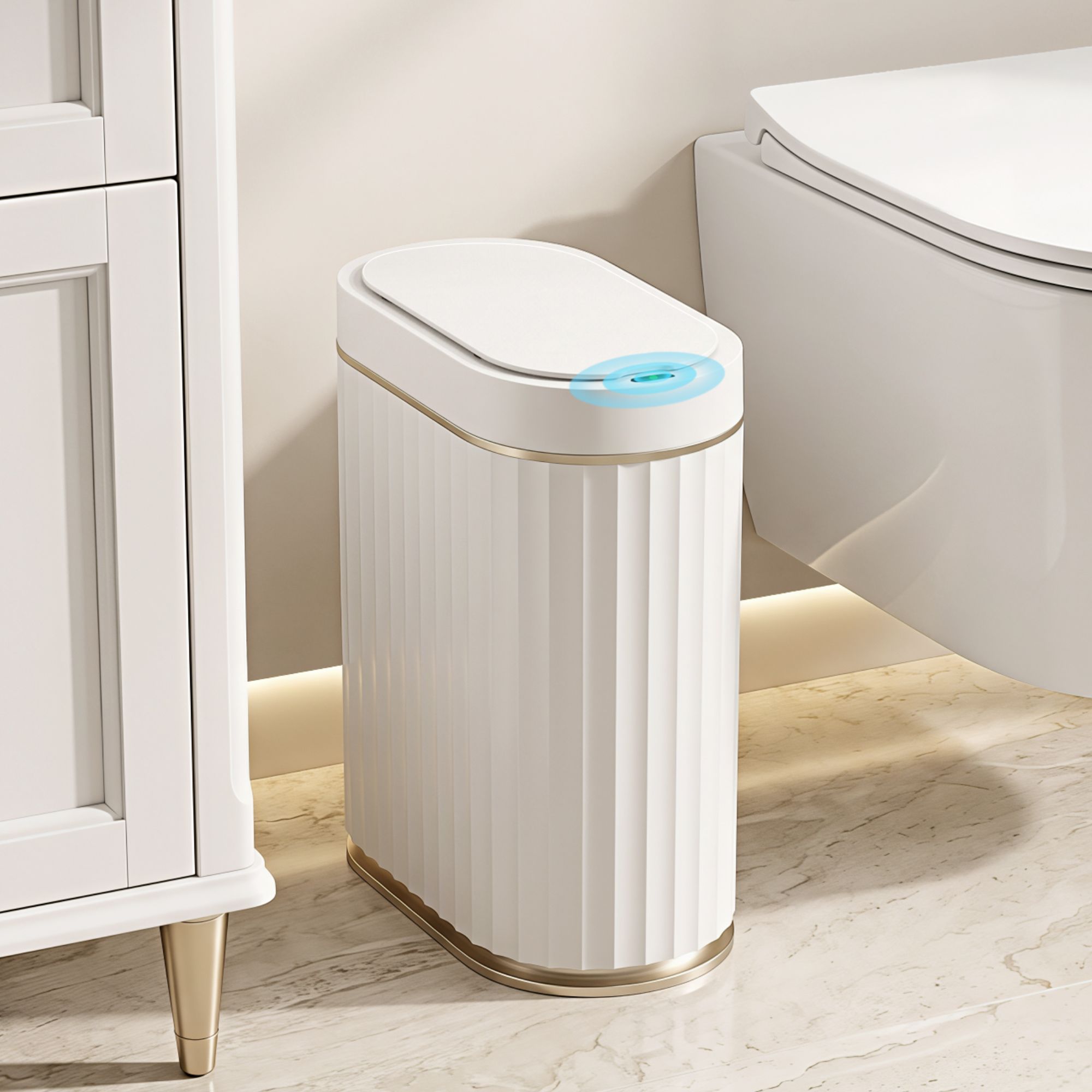 Devanti Sensor Bins 7L Motion Sensor Trash Can Slim Touchless Automatic Waste