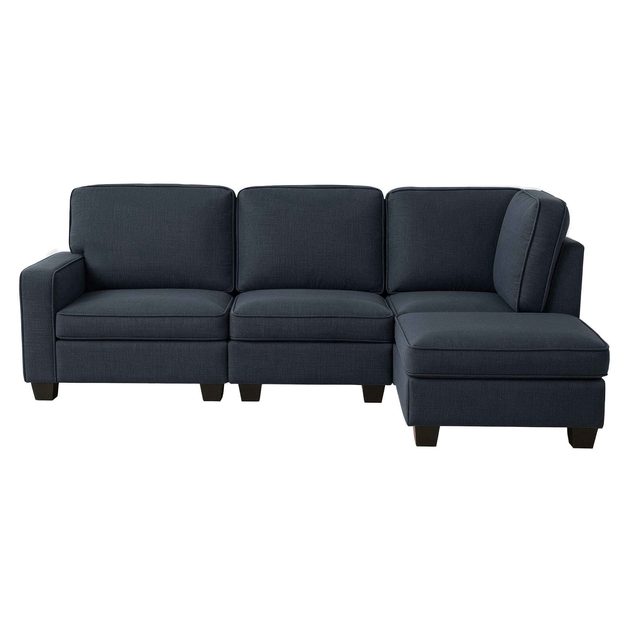 Artiss Modular Sofa Chaise Set 4-seater Dark Grey