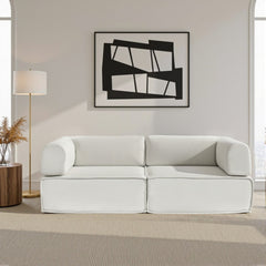 Artiss Convertible Folding Sofa Bed Beign