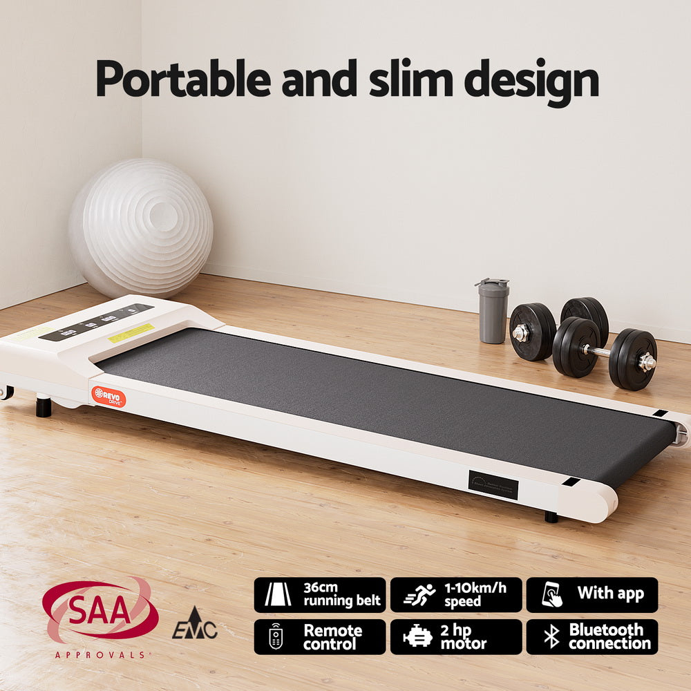 Artiss Treadmill with 120cm Automatic Standing Desk Electric Walking Pad