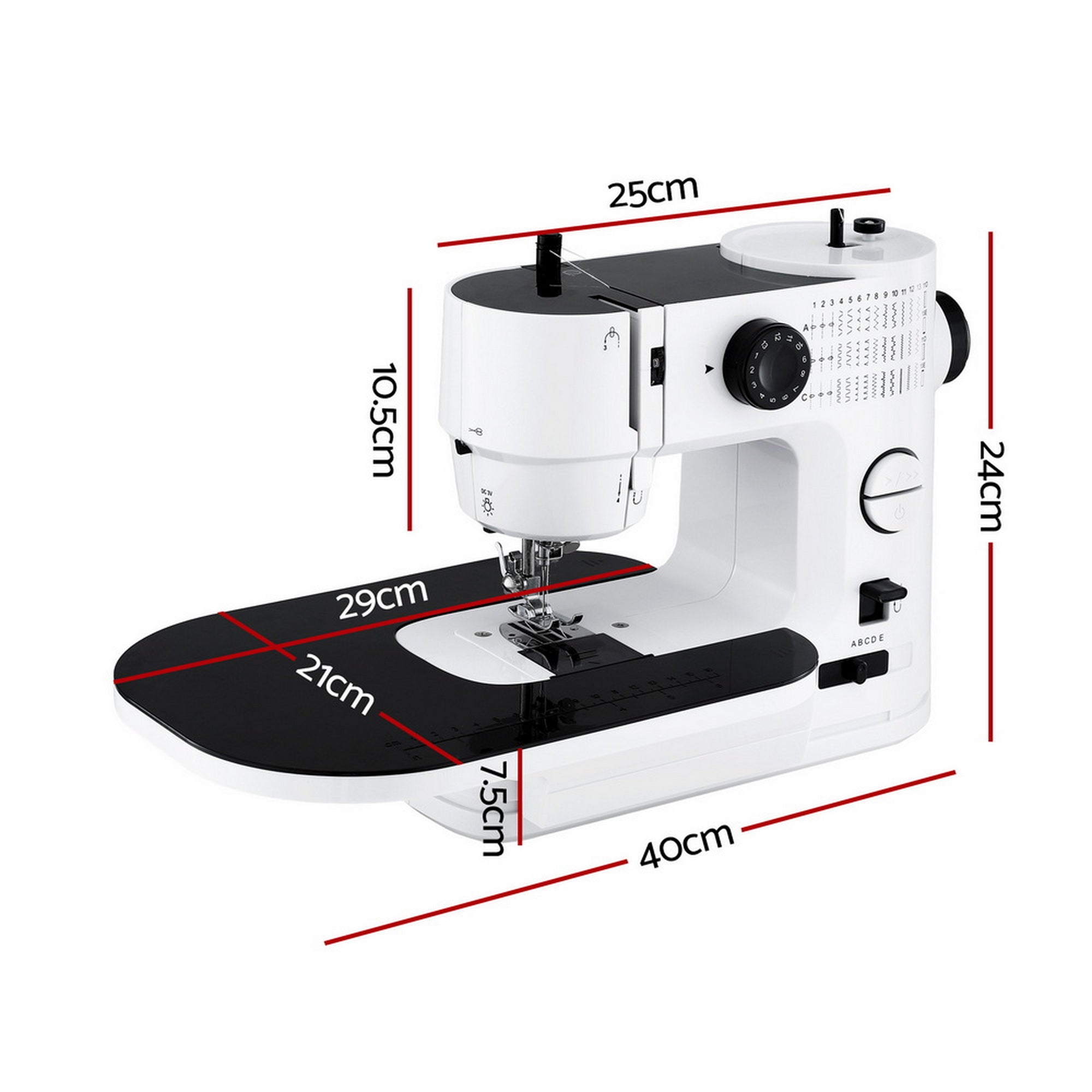 Devanti 39 Stitches Mini Sewing Machine Portable Free Delivery