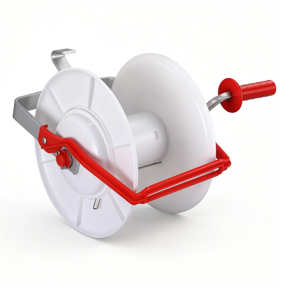 Giantz Electric Fence Reel Geared Portable Polywire Free Delivery