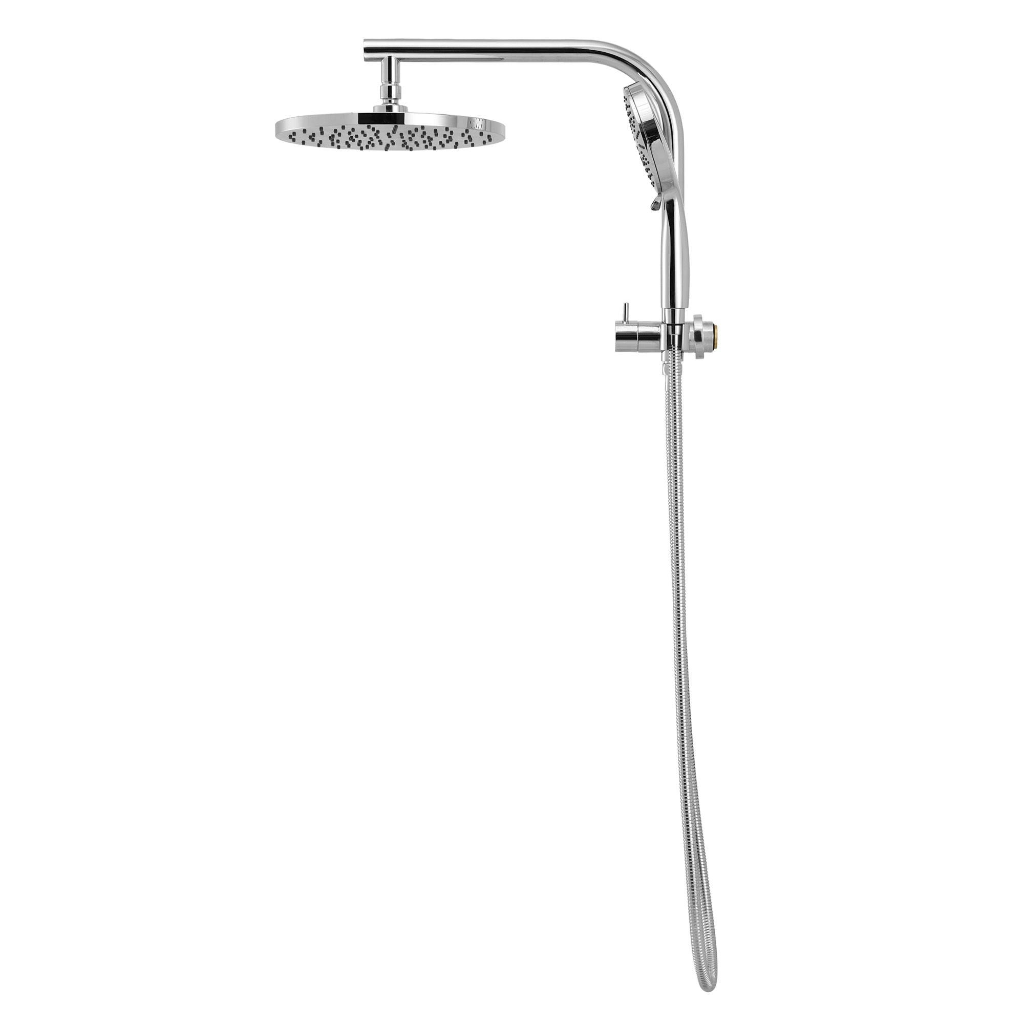 Cefito High-Pressure Shower Heads with Anti-burst 1.5m Hose & 304 S.S Rail