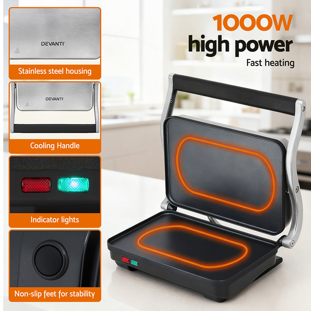 Devanti 3 1 Sandwich Maker Steak Press Free Delivery
