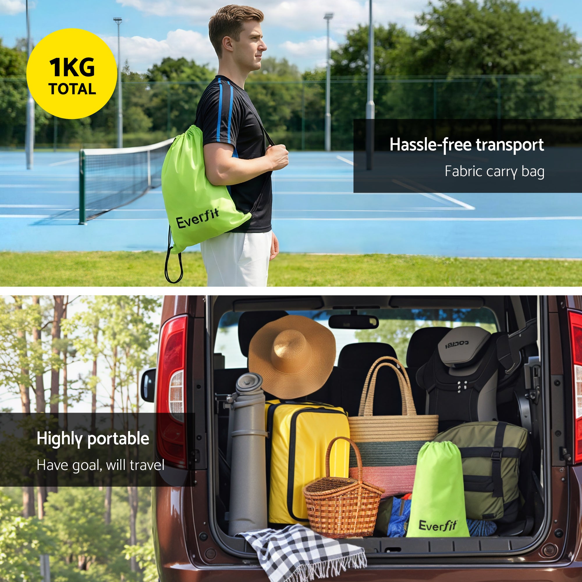 Everfit 3M Badminton Tennis Net Portable Volleyball Free Delivery