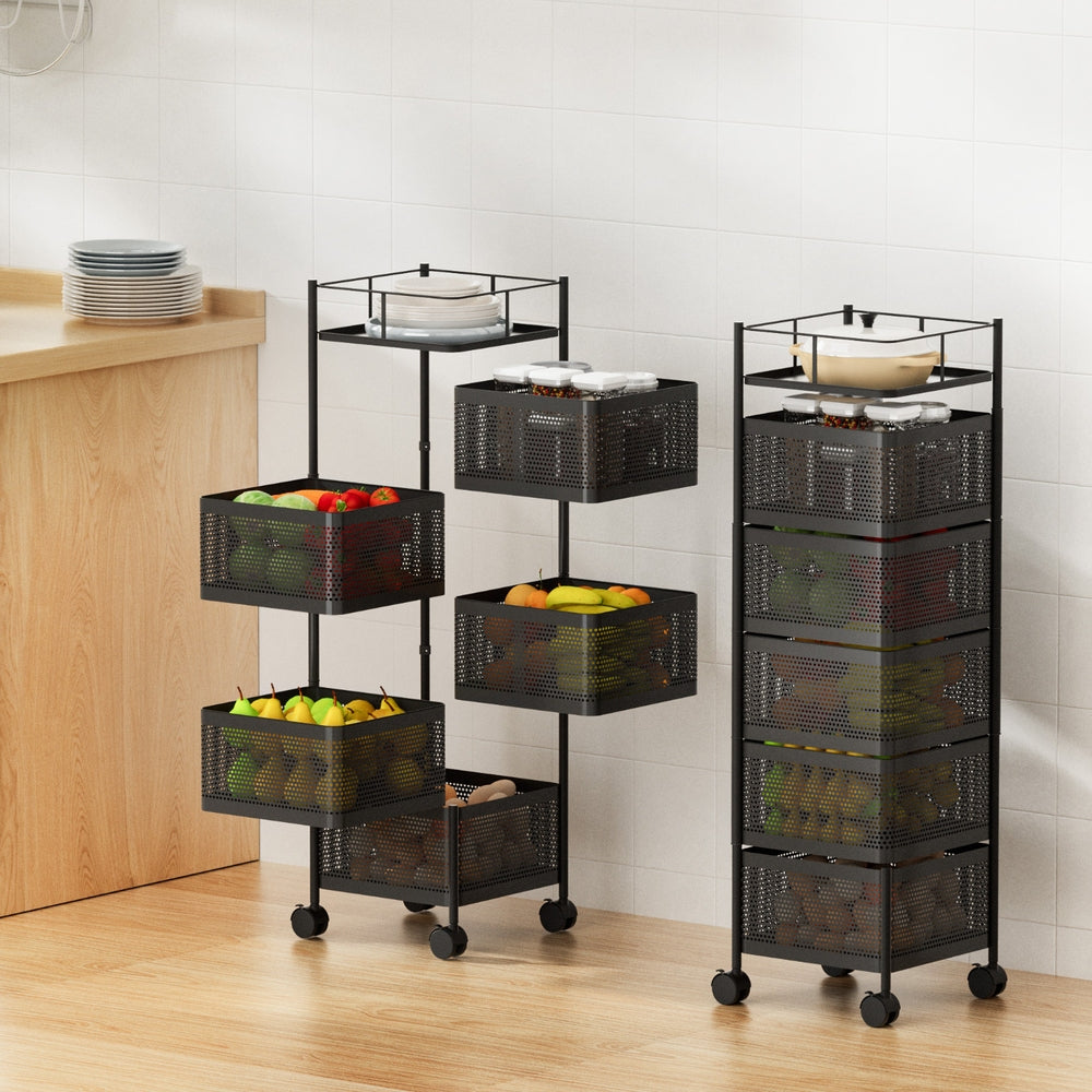 Artiss Storage Trolley Kitchen Cart 5 Tiers Free Delivery