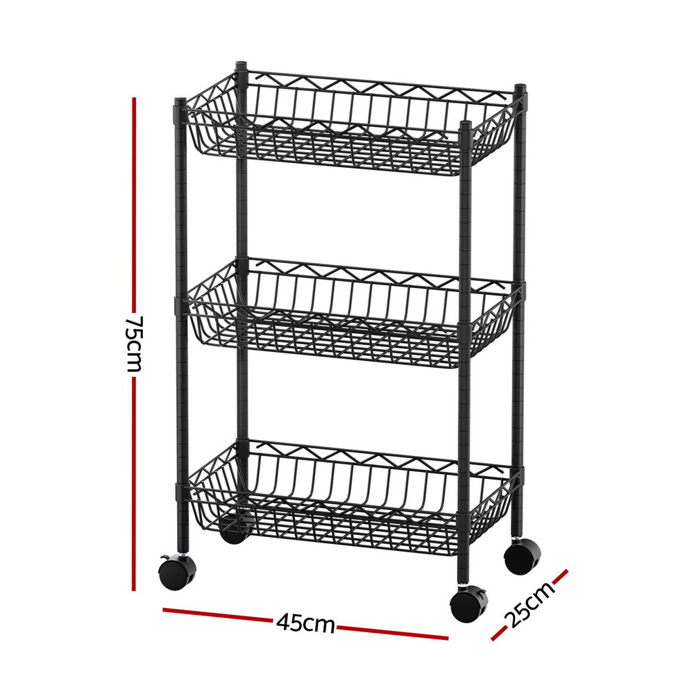Artiss 3-Tier Shelving Unit Adjustable Garage Storage Free Delivery