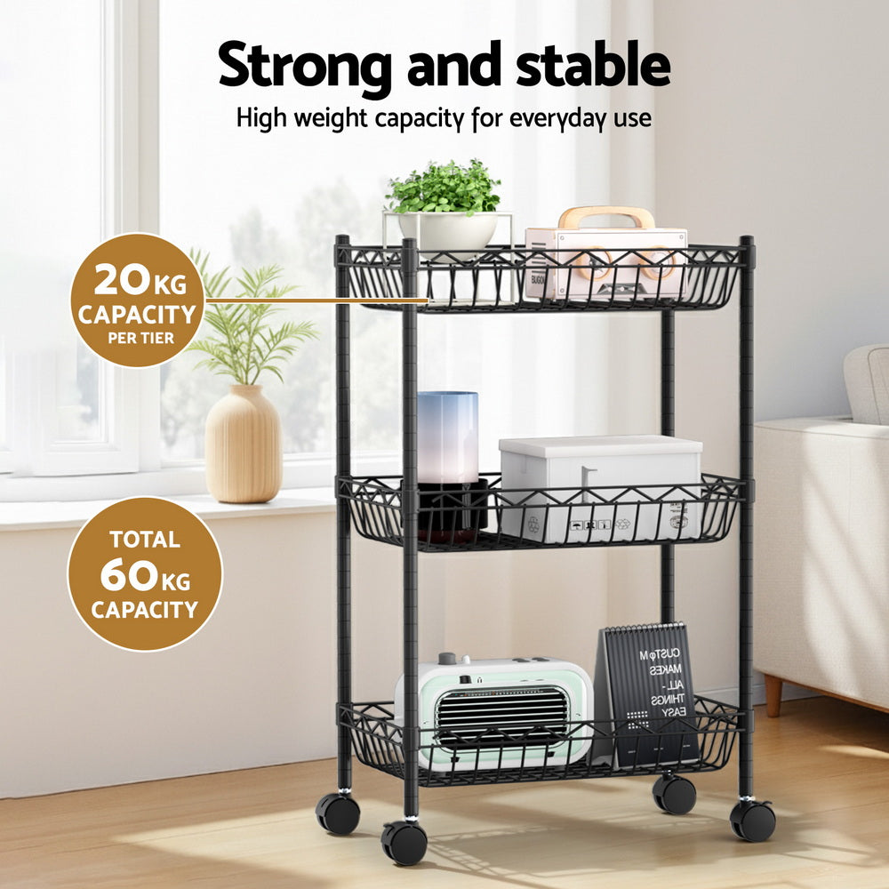 Artiss 3-Tier Shelving Unit Adjustable Garage Storage Free Delivery