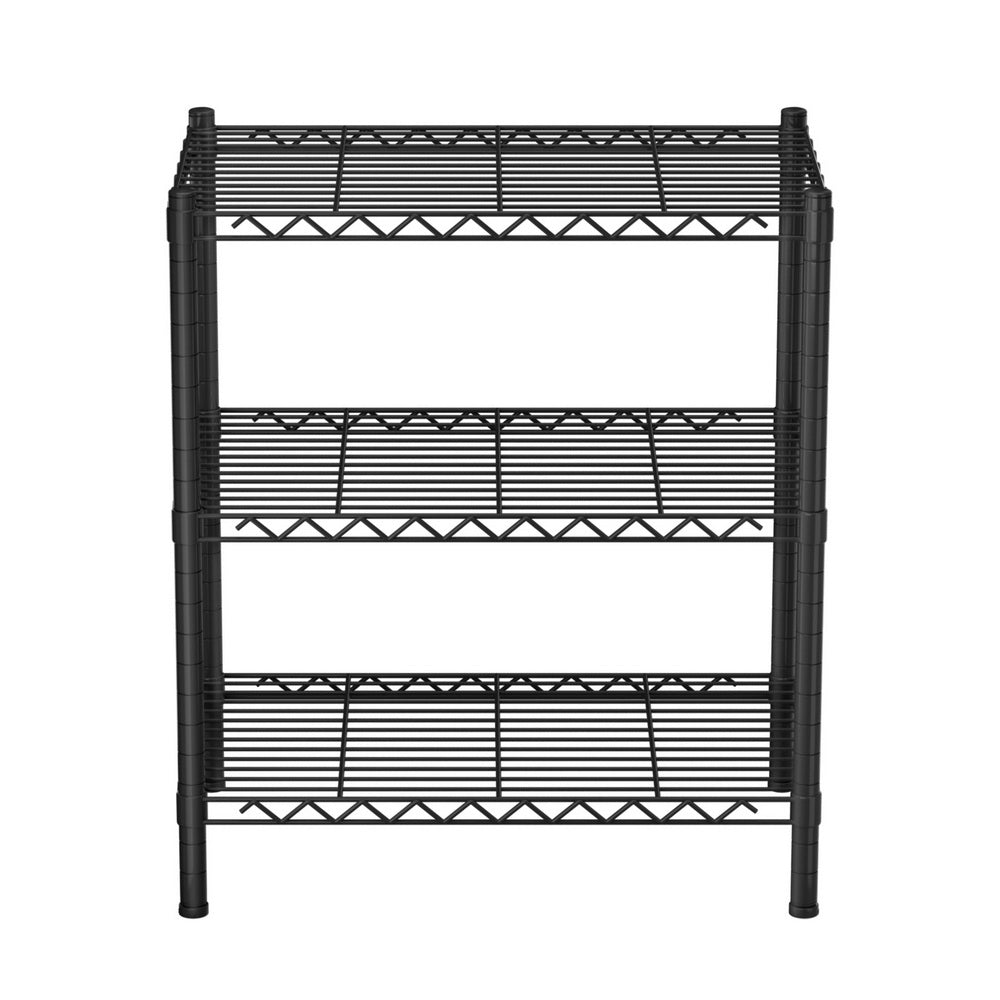Artiss 3-Tier Shelving Unit Adjustable Garage Storage Shelves Kitchen Rack Steel - Free Delivery