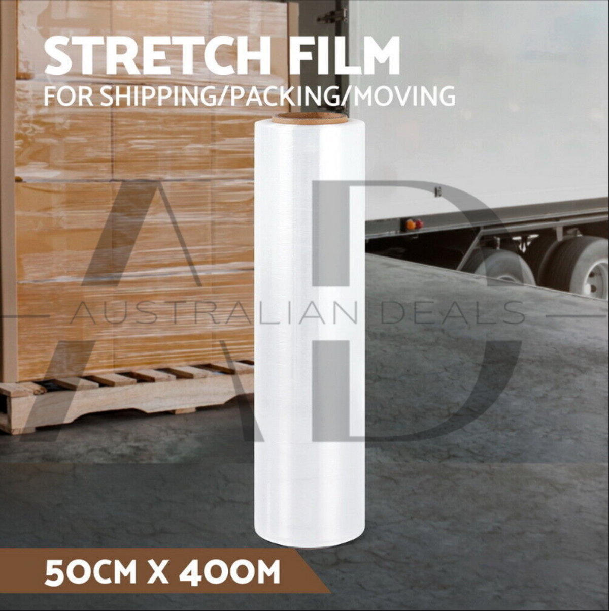 500mm x 400m Stretch Film Pallet Free Delivery