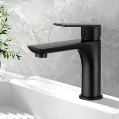 Cefito Bathroom Basin Mixer Tap Brass Faucet Vanity Laundry Sink Black - Free Delivery