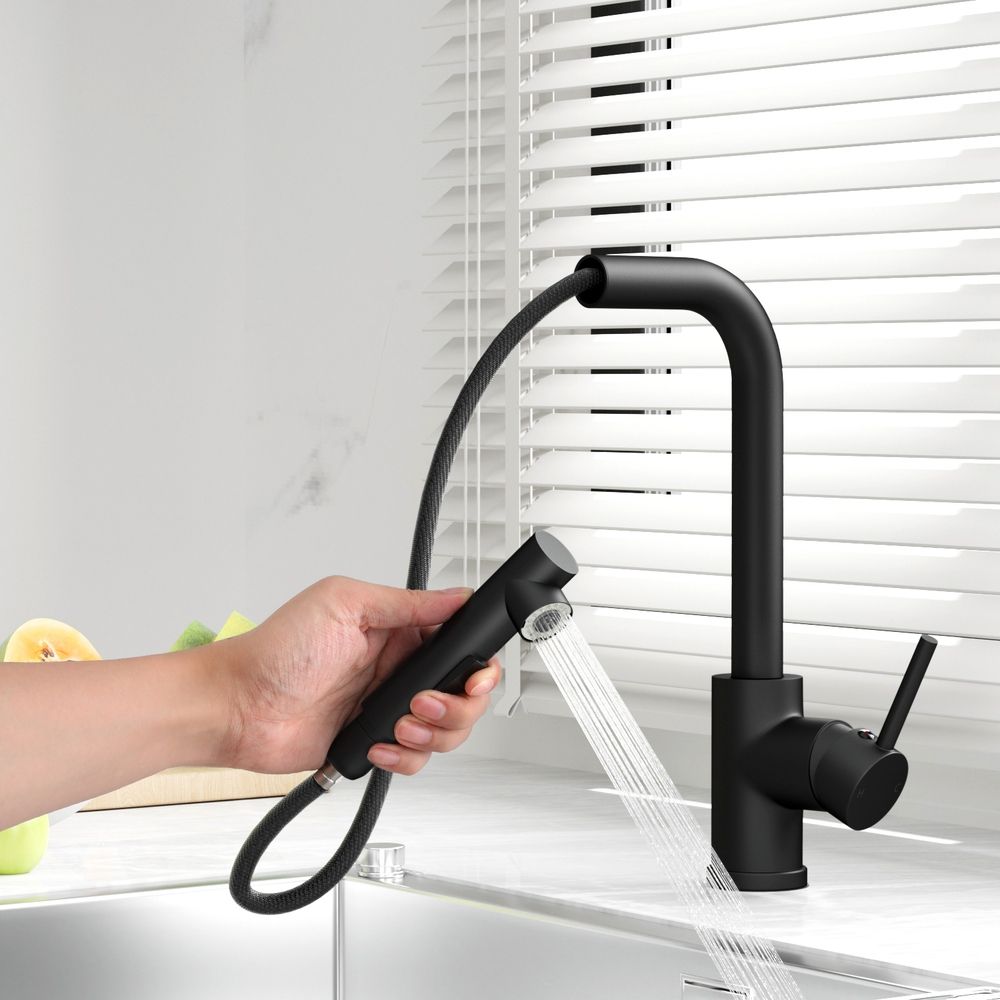 Cefito Kitchen Mixer Tap Pull Out Rectangle 2 Mode Sink Basin Faucet Swivel WELS