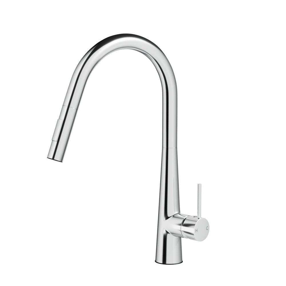 Cefito Kitchen Mixer Tap Pull Out Round 2 Mode Sink Basin Faucet Swivel WELS