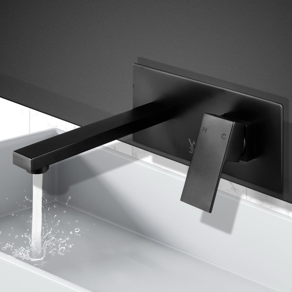 Cefito Bathroom Basin Mixer Tap Laundry Faucet Vanity Sink Swivel Black